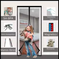 MosquiStop™ Mosquitero Magnético Premium para Puertas | Fácil Instalación, Protección Total y Diseño Moderno en internet