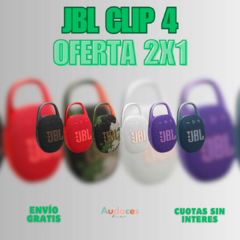 JBL CLIP 4 - (OFERTA 2 X 1) - LLEVATE OTRO COMPLETAMENTE GRATIS