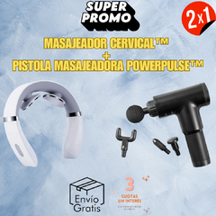 Masajeador Cervical™ + Pistola Masajeadora PowerPulse™ - 2x1 (Oferta Exclusiva) - comprar online