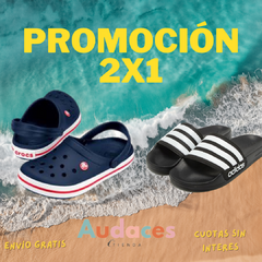 CROCS - (OFERTA 2X1) - CON TUS CROCS LLEVATE UN PAR DE OJOTAS ADIDAS DE REGALO