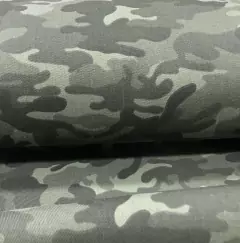 Gabardina Algodon Camuflada verde - comprar online