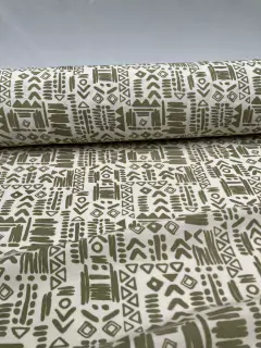 Gross Estampado Liviano Jeroglifico Verde en internet