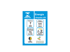 Imagem do KIT COM 5 LÂMPADAS LED PAR 20 7W 38° 4000K - TASCHIBRA
