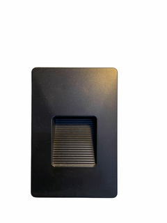 BALIZADOR BONNA 4X2 RECUADO 2W 3.000K PRETO BLUMENAU - comprar online
