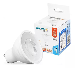 Lâmpada Led Dicroica Mr16 7w Gu10 6000k Br Frio Dimerizável - GALAXY LED