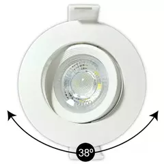 Spot Led De Embutir Mini 3w 6500k Redondo Philbra na internet