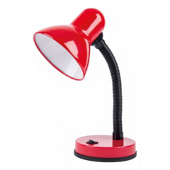 LUMINÁRIA DE MESA FLEXIVEL LUMINATI VERMELHA