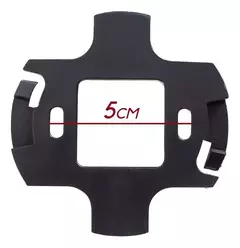 Spot Sobrepor Quadrado P/ Lâmpada Dicroica Gu10 Mr16 Bivolt Cor Preto 110V/220V - RG LED - loja online