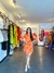 Vestido camisero naranja en internet