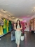 Conjunto rayas falda y chaleco beige/verde - D’Melina Boutique