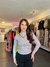 Blusa de manga larga con collar - comprar en línea