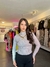 Blusa de manga larga con collar en internet