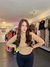 Blusa de manga larga con collar - comprar en línea