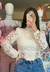 Blusa con encaje