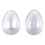 ovo de plástico transparente 8cm - comprar online