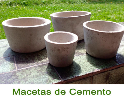 Macetas de Cemento Grande - comprar online