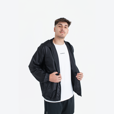 Jaqueta Corta-Vento Ritmo Masculina Preta