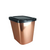 LIXEIRA ROSE GOLD COM TAMPA CLIK CESTO DE LIXO 9 LITROS - comprar online