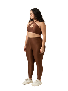 Legging Canelada Básica Cacau na internet
