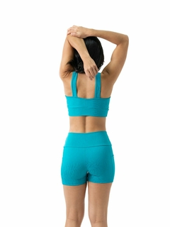 Top 3 em 1 Colors Animal Print Turquesa - comprar online