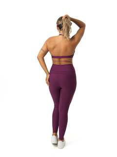 Legging Cós Cruzado Bordô Light na internet