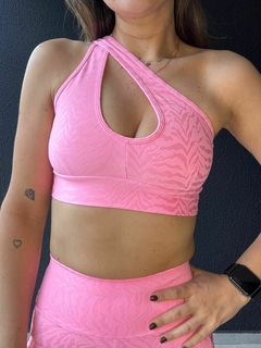 Top 3 em 1 Colors Animal Print Rosa