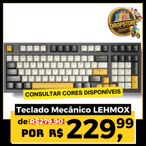 TECLADO MECANICO BLUE SWITCH RGB USB LEY-2092 (YEL) - comprar online
