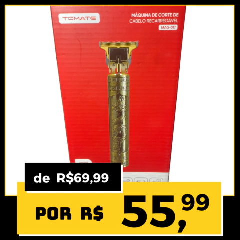 MAQUINA DE CORTAR CABELO RECARREGÁVEL MAG-017 (TOM) - comprar online