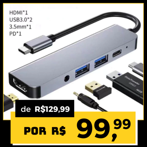 ADAPTADOR 5 EM 1 MTV-615 - TOMATE - comprar online