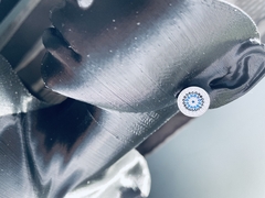 Brinco Olho Grego Zircônias - comprar online