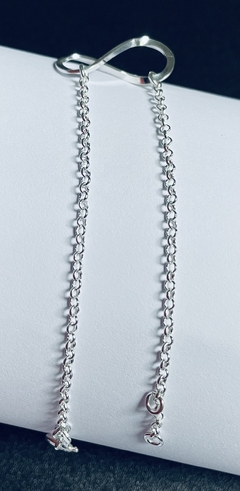 Pulseira Infinito Prata na internet