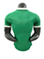 Camisa Palmeiras Home 25/26 masculina da Puma, na cor verde, vista traseira.