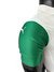 Detalhe da camisa branca do Palmeiras, modelo Home 25/26, mostrando a manga verde e o logo da Puma.