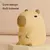 Bonito dos desenhos animados capivara silicone luz da noite usb recarregável cr