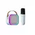 K12 Microfone Duplo Karaokê Bluetooth Speaker, RGB Light, Dois Alto-falantes 5W na internet
