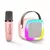 Imagem do K12 Microfone Duplo Karaokê Bluetooth Speaker, RGB Light, Dois Alto-falantes 5W