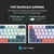 Machenike K500-B61 Mini Teclado Mecânico Formato 60% com Fio, Teclas Removívei - Gratino
