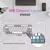 AULA F3261 efeito RGB USB Mini teclado mecânico para jogos interruptor vermelho