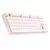 Teclado Mecânico Redragon Kumara Lunar White Single Color LED Vermelho Switch A - loja online