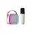 Imagem do K12 Microfone Duplo Karaokê Bluetooth Speaker, RGB Light, Dois Alto-falantes 5W