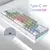 AULA F3261 efeito RGB USB Mini teclado mecânico para jogos interruptor vermelho - Gratino