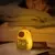 Bonito dos desenhos animados capivara silicone luz da noite usb recarregável cr - loja online