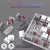 AULA F3261 efeito RGB USB Mini teclado mecânico para jogos interruptor vermelho