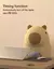 Bonito dos desenhos animados capivara silicone luz da noite usb recarregável cr - loja online