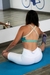 Set Top Verde Biker Blanco - comprar online