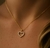 Colar Coração Vazado Zircônias 12mm Banhado a Ouro 18k Antialérgico – Golden Sisters - comprar online