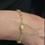 Pulseira Golden Sisters Rosé Encanto – Pedra Branca e Design Oval na internet