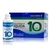 Botella de Agua Oxigenada co su caja Líquida Doree Capilar de 100 ml, volumen 10, diseño blanco con detalles en azul, indicada para matizar o oscurecer tonos.