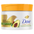 baño de crema dove en pote x300grs, palta y extracto de calendula. ritual de fortalecimiento, verde y amarillo