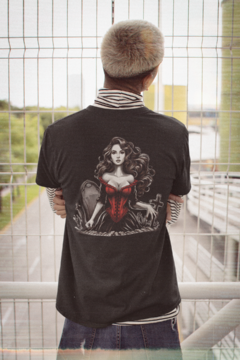 Camiseta 100% algodão masculina feminina unissex maria padilha umbanda quimbanda